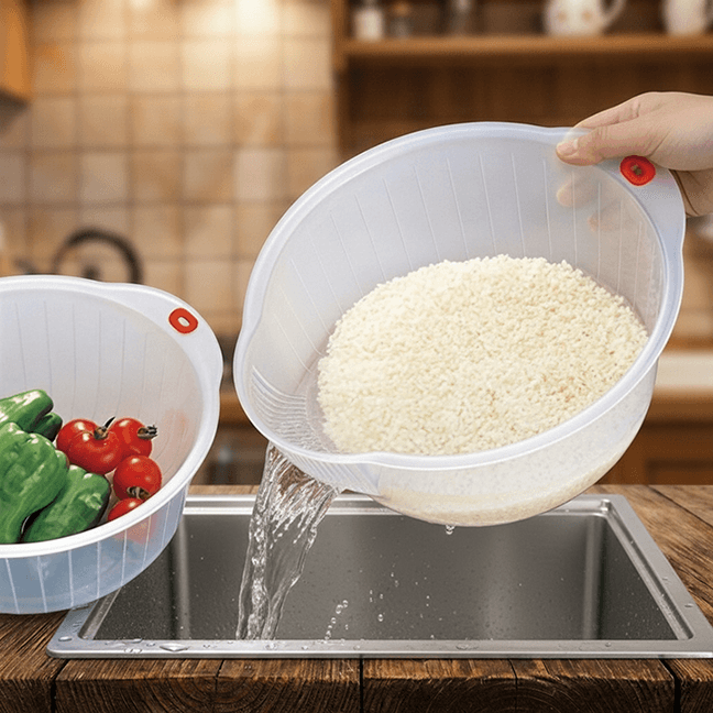 Japanese Rice Washing Speed Bowl view 2