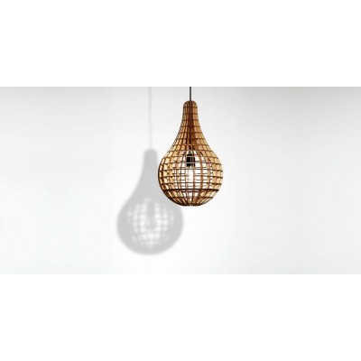 Teardrop Wooden Light
