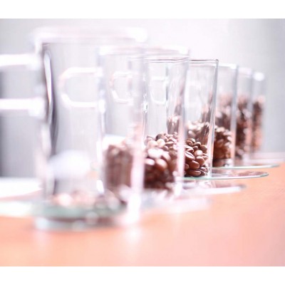 Costa II Glass Mugs set of 6 Costa II Glass Mugs set of 6