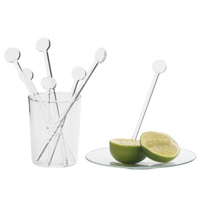 GLASS STIRRER  7 in - 6 PCS